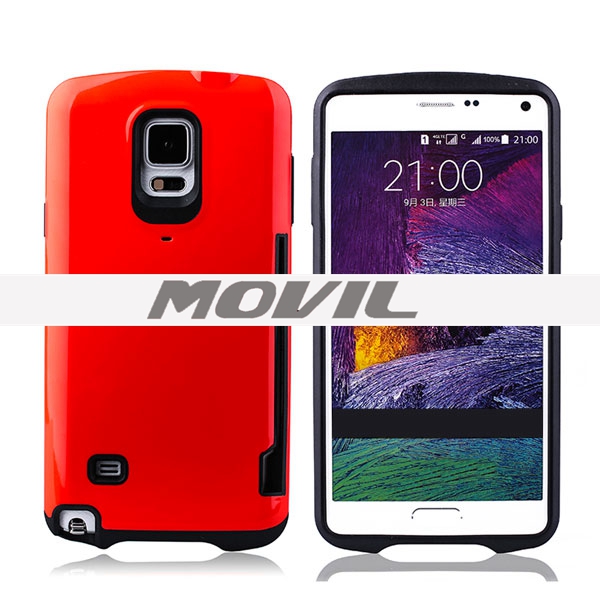 NP-1896  tpu pc  Funda para Samsung Note 4-9